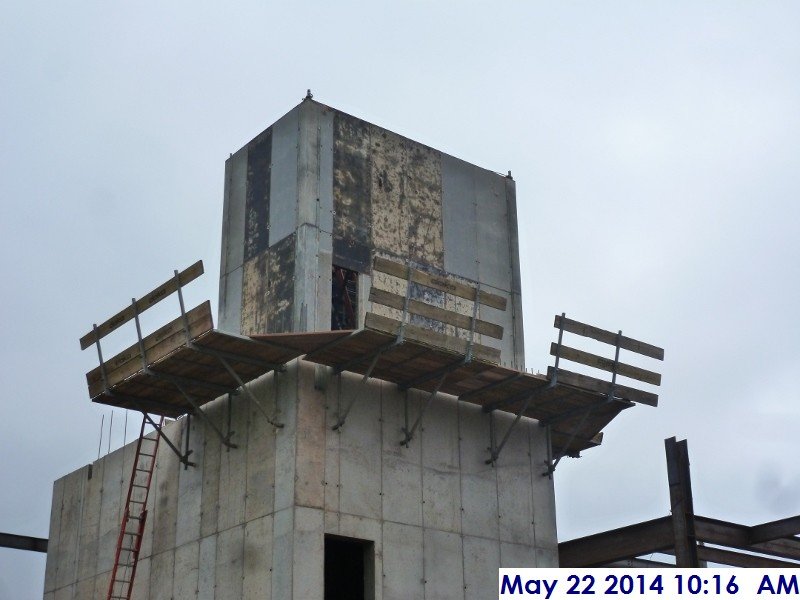Raised the slip forms at Stair -4 3rd to 4th Floor Facing South-East (800x600)